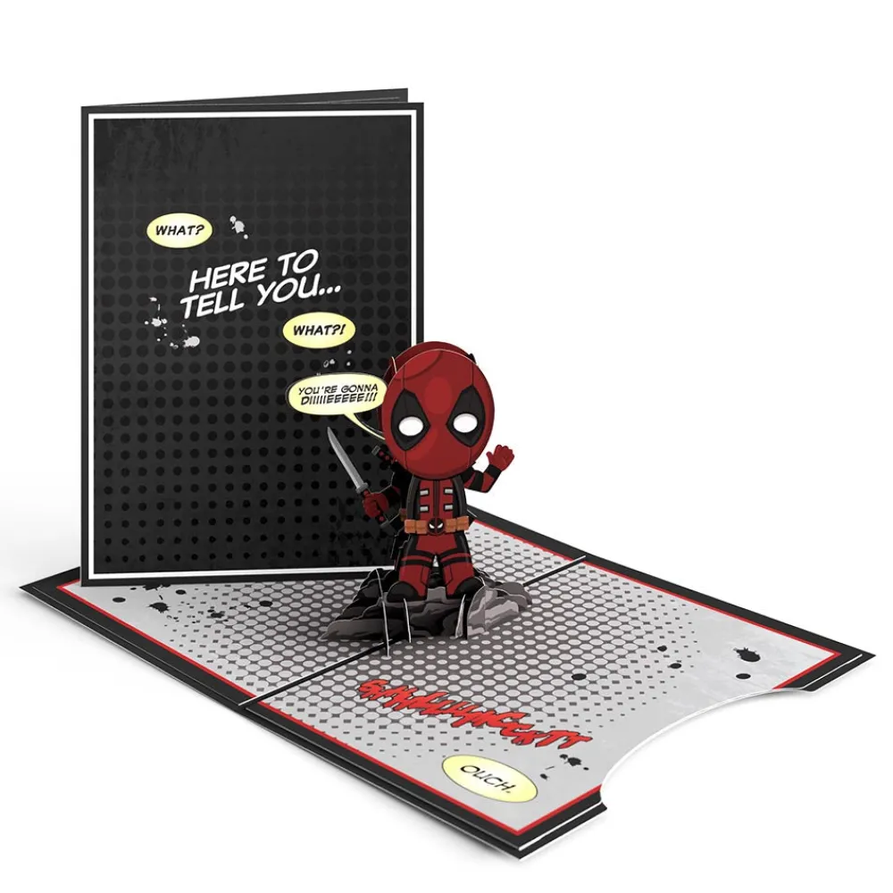 Lovepop Birthday|Him|Marvel Deadpool Birthday 4-in-1 Nesting Card