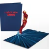 Lovepop Anniversary|Valentine'S Day 2/14|Marvel Iron Man I Love You 3000 Pop-Up Card