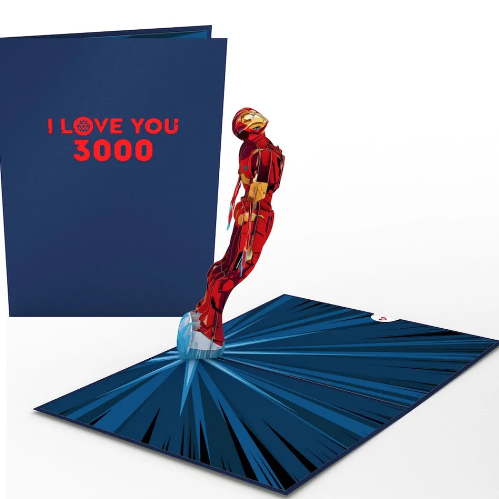 Lovepop Anniversary|Valentine'S Day 2/14|Marvel Iron Man I Love You 3000 Pop-Up Card