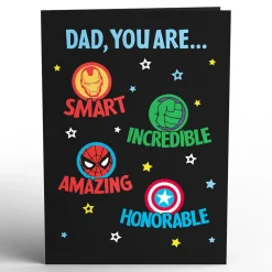 Lovepop Father'S Day 6/15|Dad|Marvel's Avengers Super-Hero Father's Day Pop-Up Card