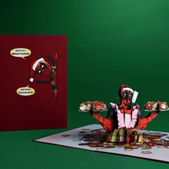 Lovepop Greeting Cards|Christmas 12/25|Marvel's Deadpool: Merry Whatever Pop-Up Card