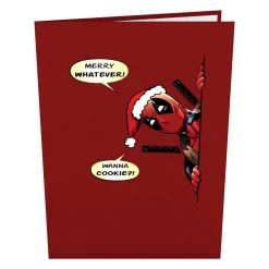 Lovepop Greeting Cards|Christmas 12/25|Marvel's Deadpool: Merry Whatever Pop-Up Card