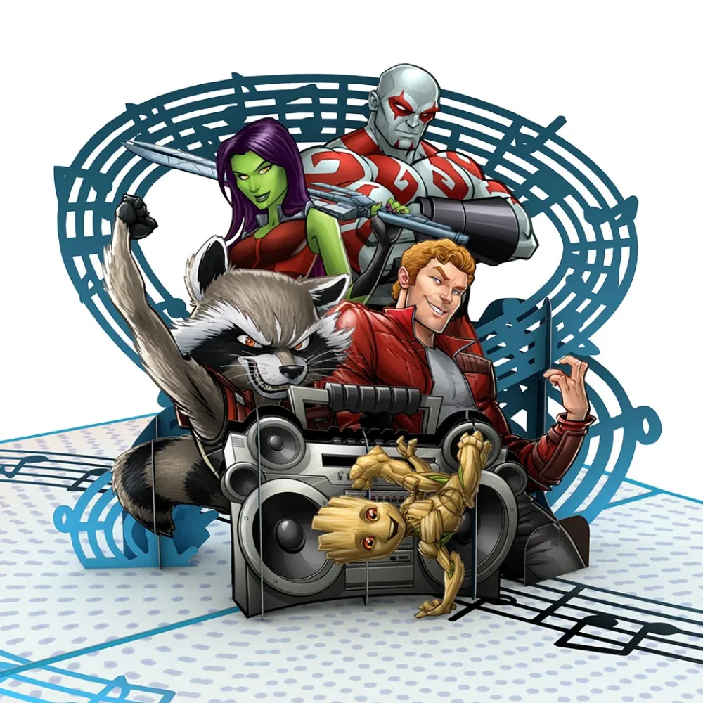 Lovepop Greeting Cards|Birthday|Marvel's Guardians of the Galaxy Galactic Birthday Pop-Up Card