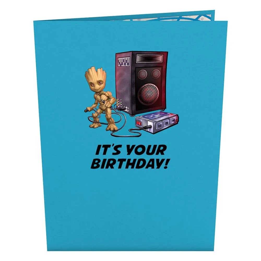 Lovepop Greeting Cards|Birthday|Marvel's Guardians of the Galaxy Galactic Birthday Pop-Up Card