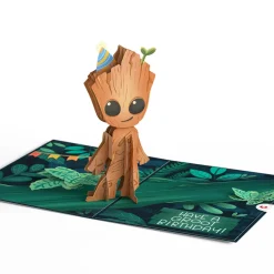 Lovepop Birthday|Marvel|Marvel's Guardians of the Galaxy Groot Year of Growth Birthday Pop-Up Card