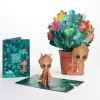 Lovepop Pop-Up Bouquets|Card & Gift Bundles|Marvel's Guardians of the Galaxy Groot Birthday Pop-Up Card & Flower Buds Bouquet Bundle