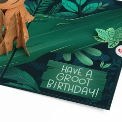 Lovepop Pop-Up Bouquets|Card & Gift Bundles|Marvel's Guardians of the Galaxy Groot Birthday Pop-Up Card & Flower Buds Bouquet Bundle