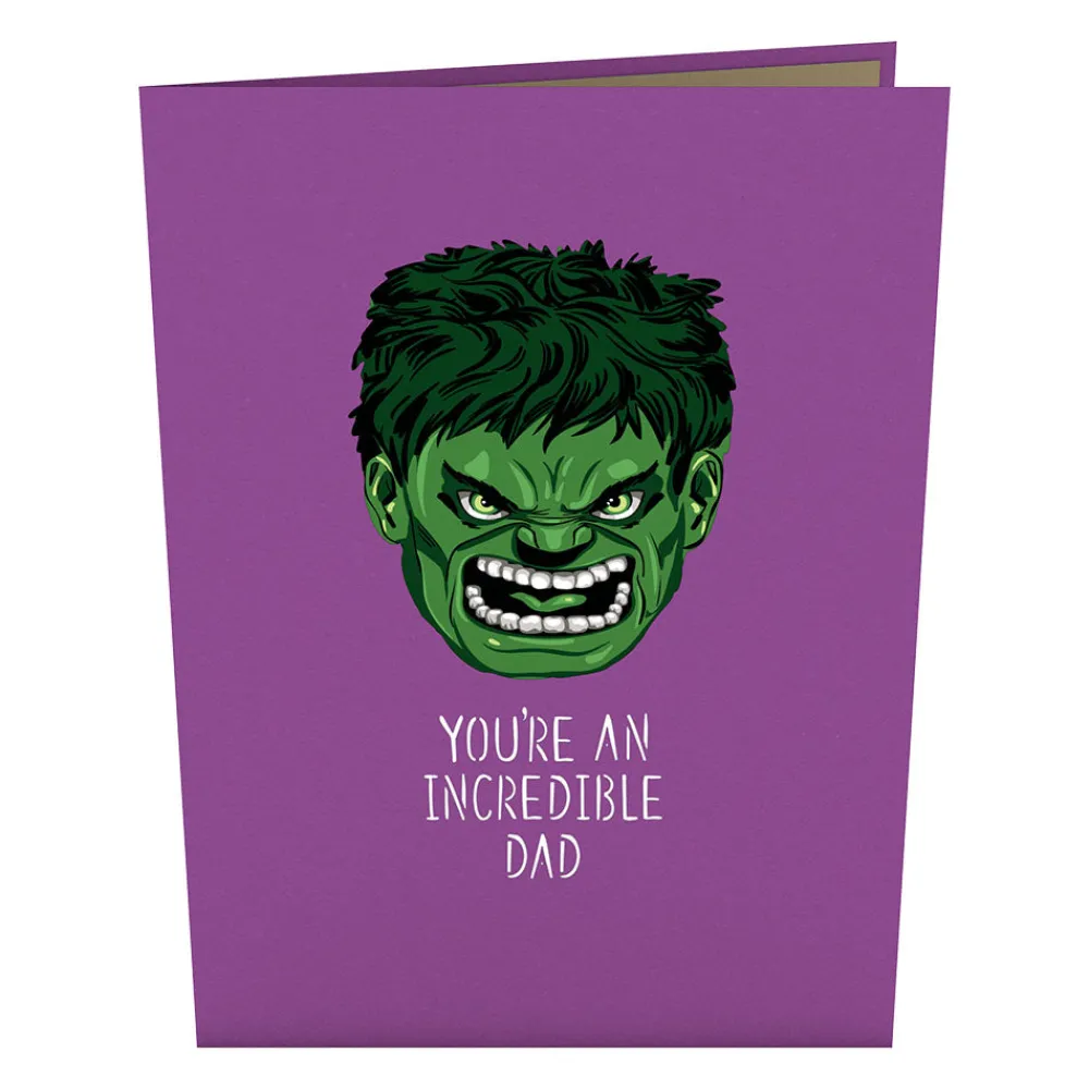 Lovepop Father'S Day 6/15|Dad|Marvel's Hulk: Incredible Dad Pop-Up Card