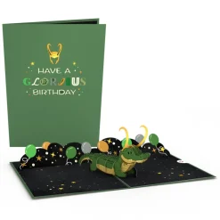 Lovepop Birthday|Kids|Marvel's Loki Glorious Birthday Pop-Up Card