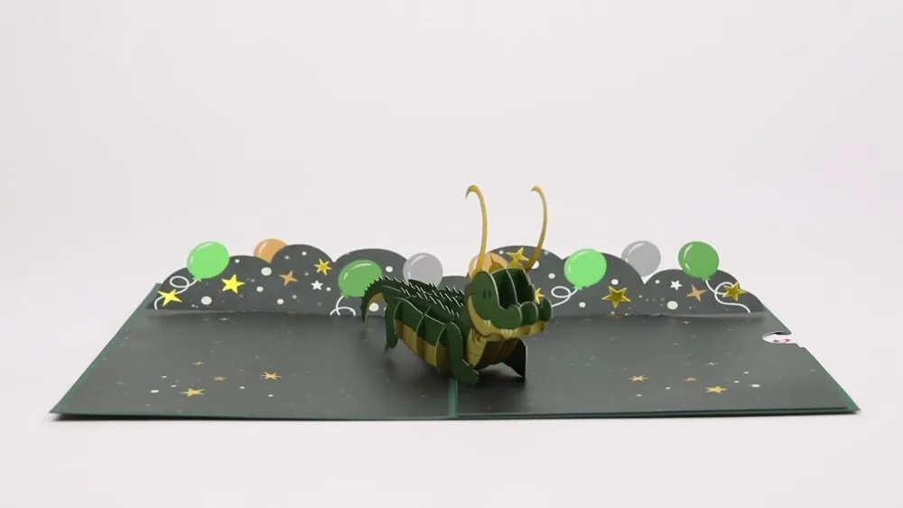 Lovepop Birthday|Kids|Marvel's Loki Glorious Birthday Pop-Up Card