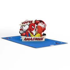 Lovepop Valentine'S Day 2/14|Kids|Marvel's Spider-Man Stuck on You Pop-Up Card