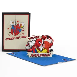 Lovepop Valentine'S Day 2/14|Kids|Marvel's Spider-Man Stuck on You Pop-Up Card
