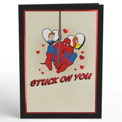 Lovepop Valentine'S Day 2/14|Kids|Marvel's Spider-Man Stuck on You Pop-Up Card