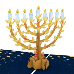 Lovepop Greeting Cards|Hanukkah 12/14|Menorah Pop-Up Card