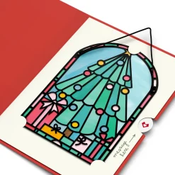 Lovepop Suncatcher Cards|Christmas 12/25|Merry Christmas Tree Suncatcher Card