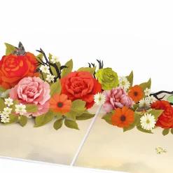 Lovepop Greeting Cards|Just Because|Midnight Florals Pop-Up Card