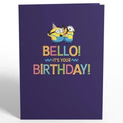 Lovepop Greeting Cards|Birthday|Minions Bello Birthday! Pop-Up Card
