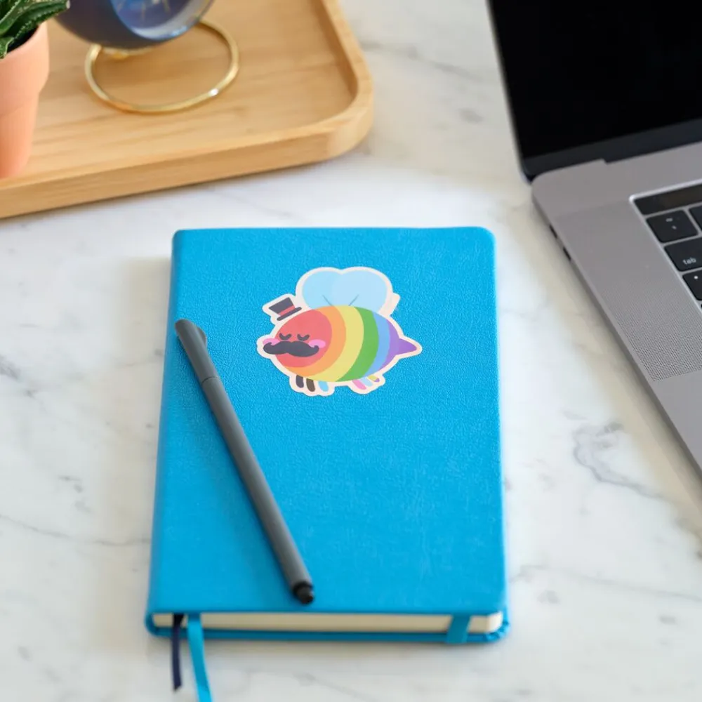 Lovepop Lgbtq+|Modern Pride Bee LGBTQ+ Sticker