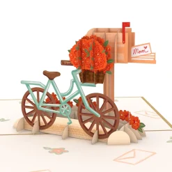 Lovepop Greeting Cards|International Women'S Day 3/8|Mother's Day Bicycle Pop-Up Card