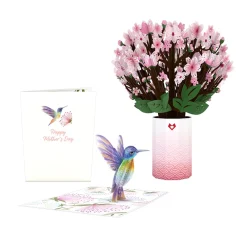 Lovepop Pop-Up Bouquets|Card & Gift Bundles|Mother's Day Hummingbird Bundle
