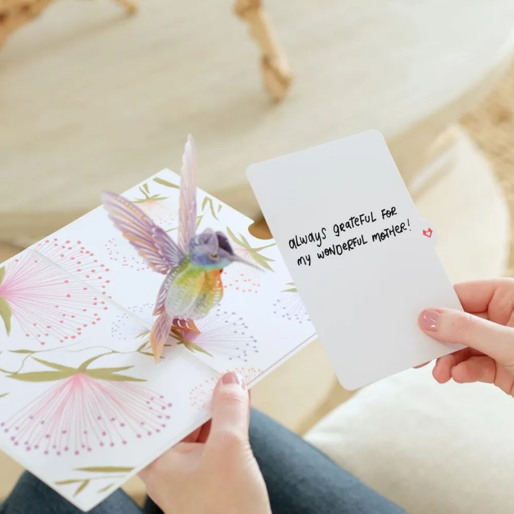 Lovepop Greeting Cards|Mother'S Day 5/11|Mother's Day Hummingbird Pop-Up Card