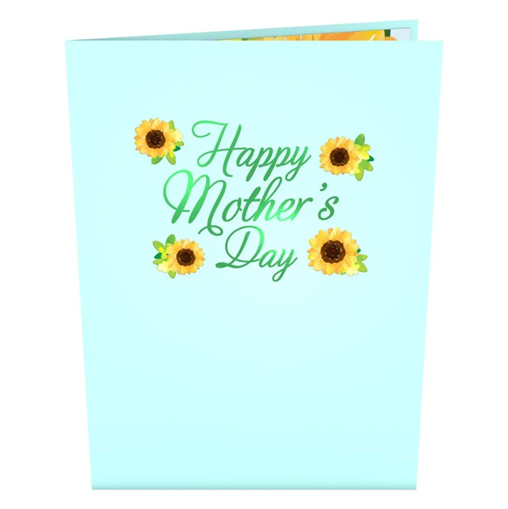 Lovepop Pop-Up Bouquets|Card & Gift Bundles|Mother’s Day Hummingbird Sunflower Bundle
