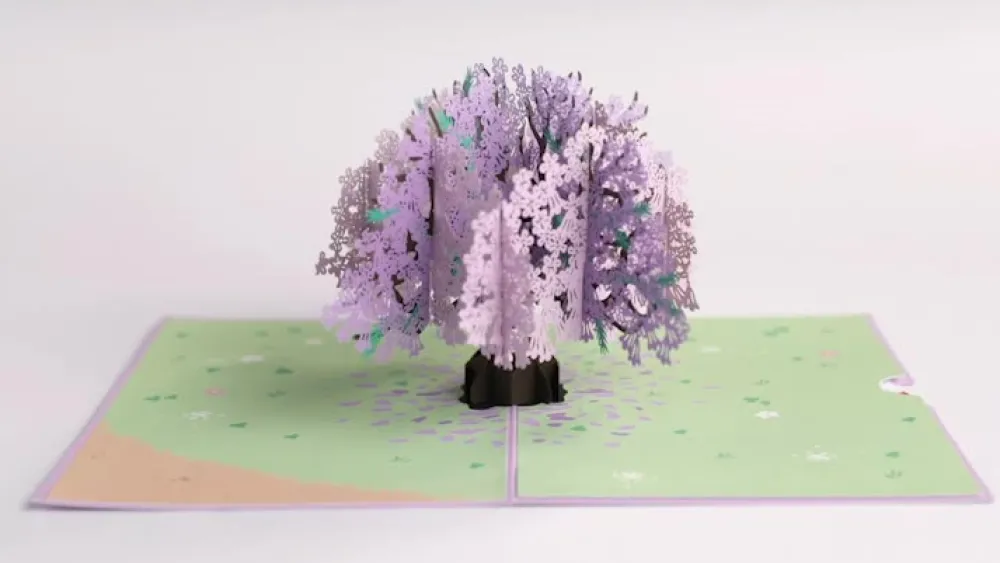 Lovepop Greeting Cards|Mother'S Day 5/11|Mother's Day Jacaranda Tree Pop-Up Card