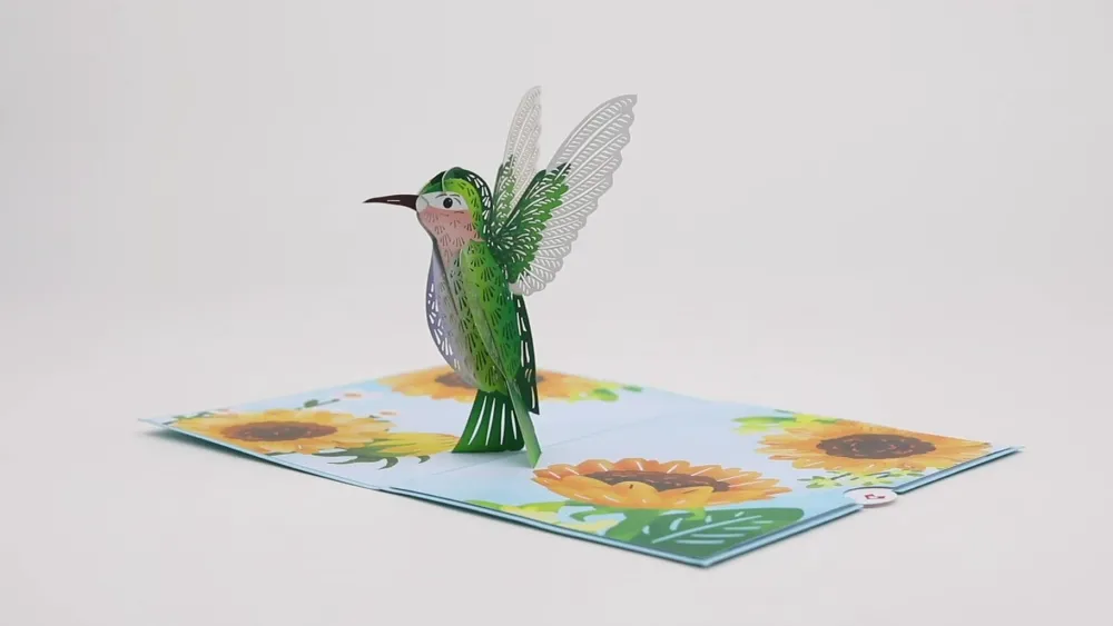 Lovepop Greeting Cards|Mother'S Day 5/11|Mother's Day Sunflower Hummingbird Pop-Up Card