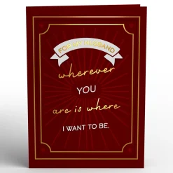 Lovepop Greeting Cards|Anniversary|My Husband, My Greatest Adventure Pop-Up Card