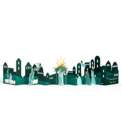 Lovepop Decor|Religious|Nativity Scene Loooooong Card™ (Expands to 2 feet)