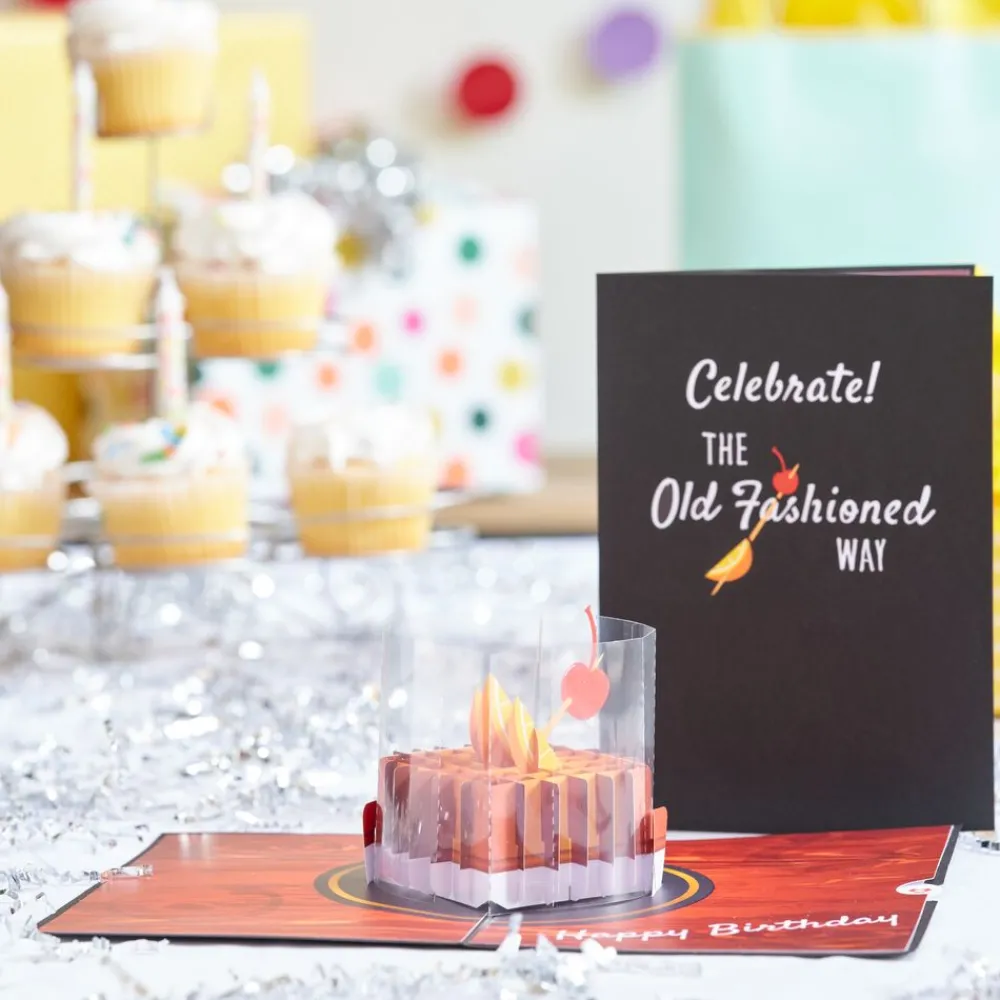 Lovepop Greeting Cards|Birthday|Old Fashioned Birthday Pop-Up Card