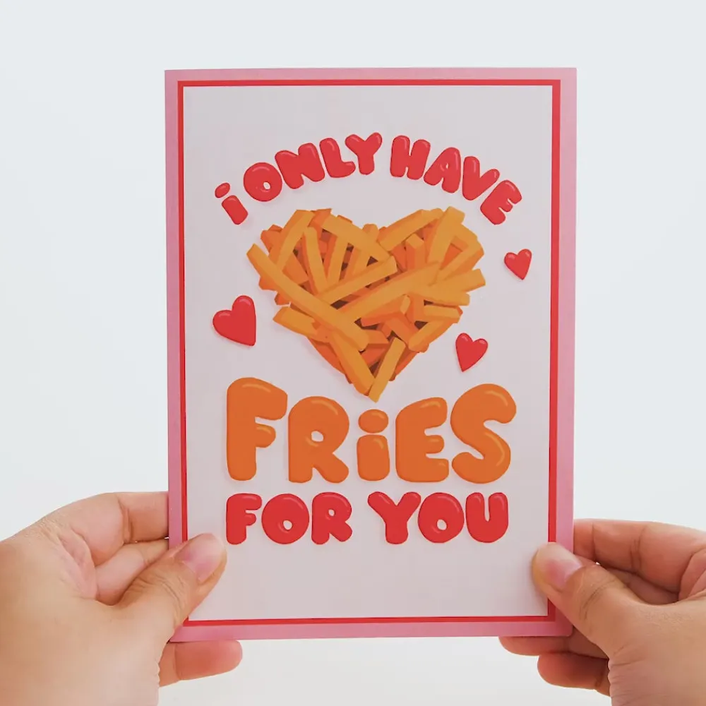 Lovepop Greeting Cards|Valentine'S Day 2/14|Only Have Fries for You Pop-Up Card