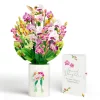 Lovepop Pop-Up Bouquets|Orchid Birthday Bouquet and Sentiment Set for Granddaughter