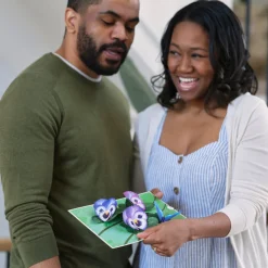 Lovepop Greeting Cards|Birthday|Pansies Pop-Up Card