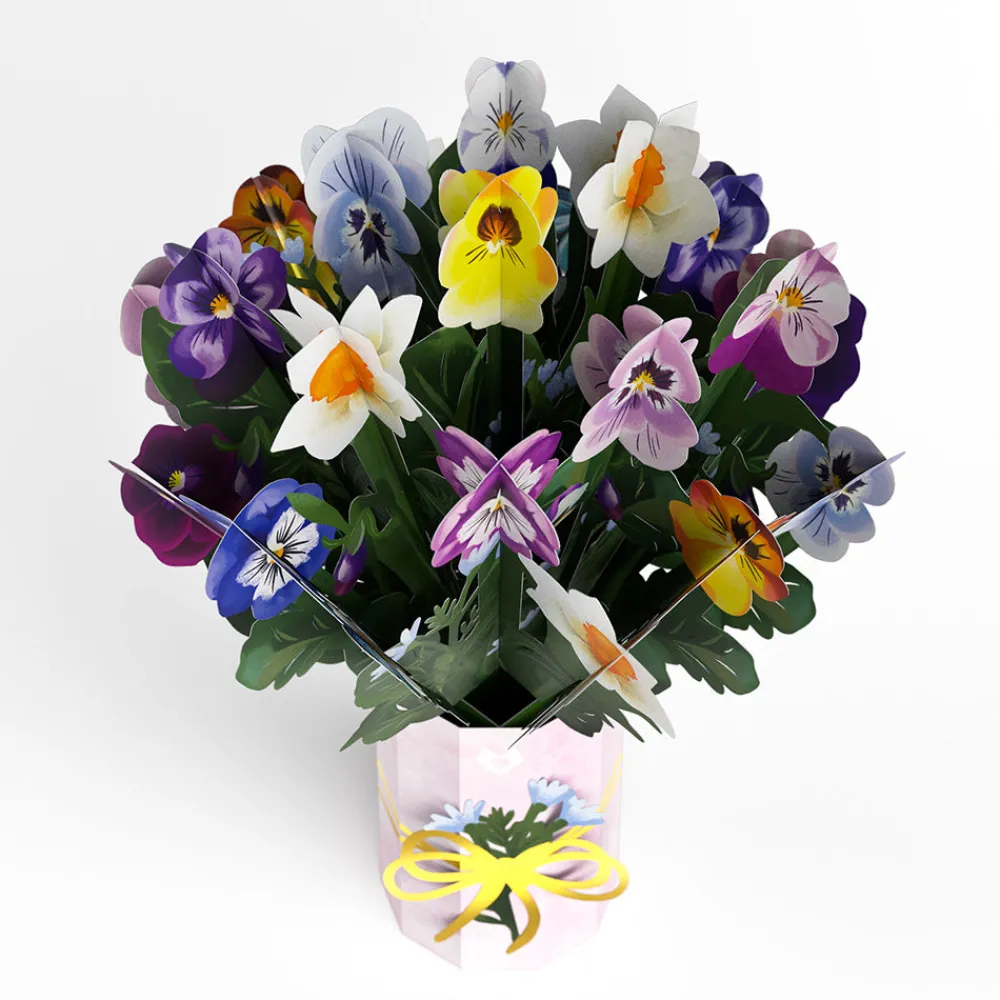 Lovepop Pop-Up Bouquets|Just Because|Pansy Bouquet
