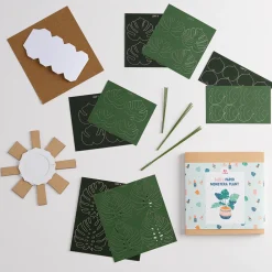 Lovepop Pop-Up Bouquets|Handcrafted Paper Flowers|Paper Monstera Plant DIY Kit