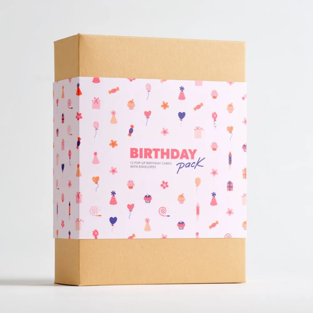 Lovepop Value Packs|Birthday|Paperpop Birthday Box Set (Assorted 12-Pack): Paperpop® Card