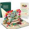 Lovepop Birthday|Party Cats Birthday Pop-Up Card and Sentiment Set for Babe