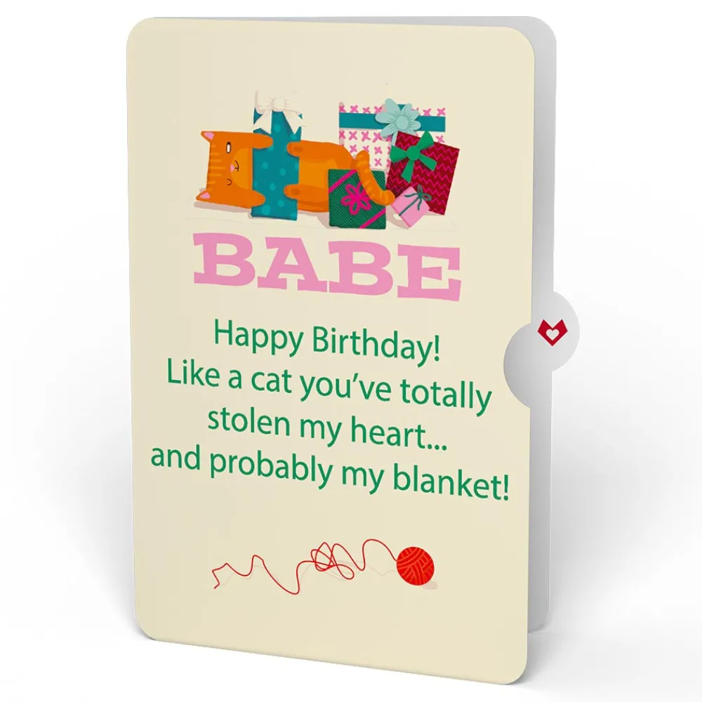 Lovepop Birthday|Party Cats Birthday Pop-Up Card and Sentiment Set for Babe