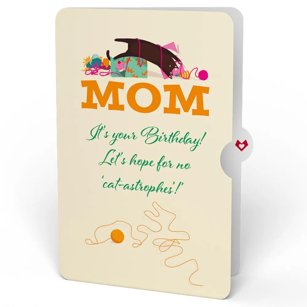 Lovepop Birthday|Mom|Party Cats Birthday Pop-Up Card and Sentiment Set for Mom