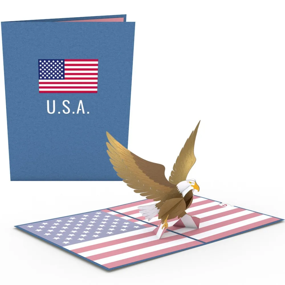 Lovepop Just Because|Independence Day 7/4|Patriotic Eagle Pop-Up Card