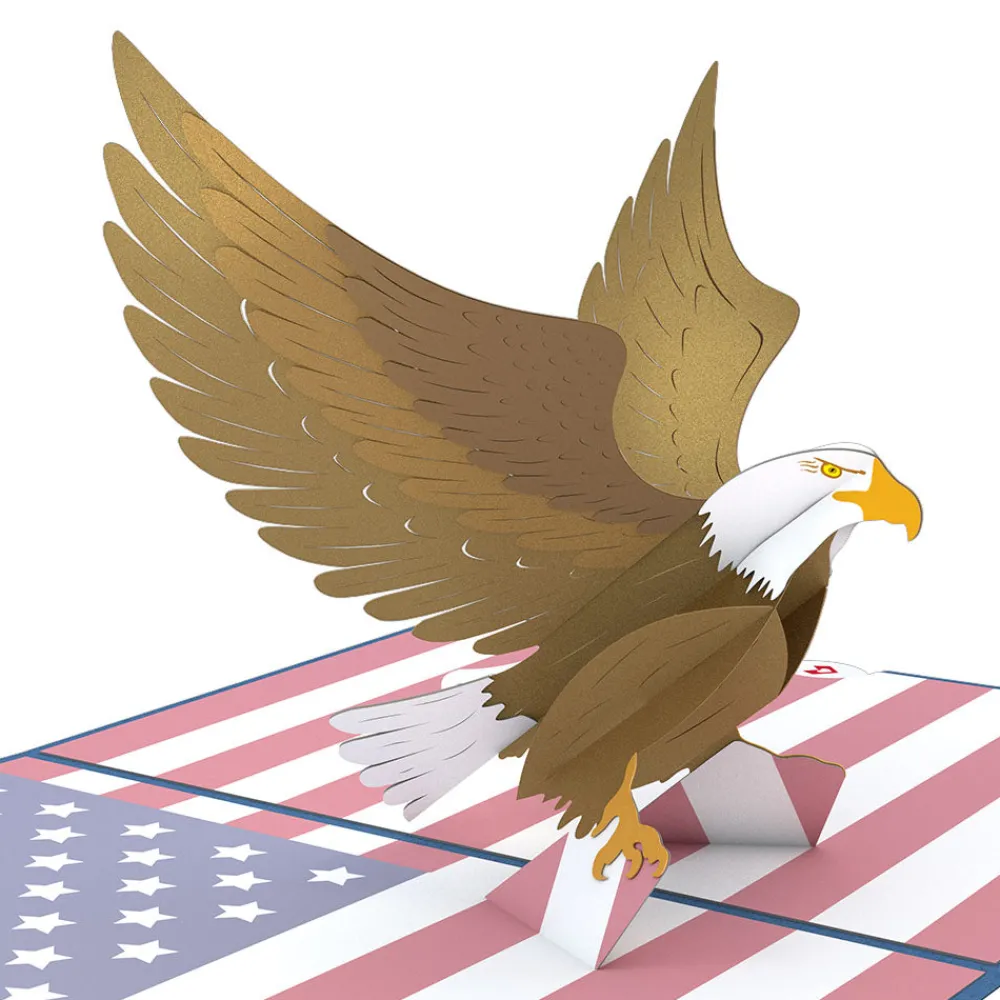Lovepop Just Because|Independence Day 7/4|Patriotic Eagle Pop-Up Card