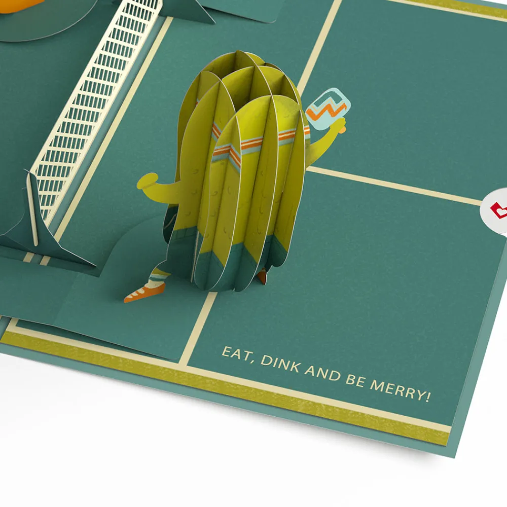 Lovepop Greeting Cards|Birthday|Pickleball Birthday Baller Pop-Up Card
