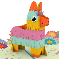 Lovepop Birthday|Pinata with The Thinker Birthday Pop-Up Card and Sentiment Set