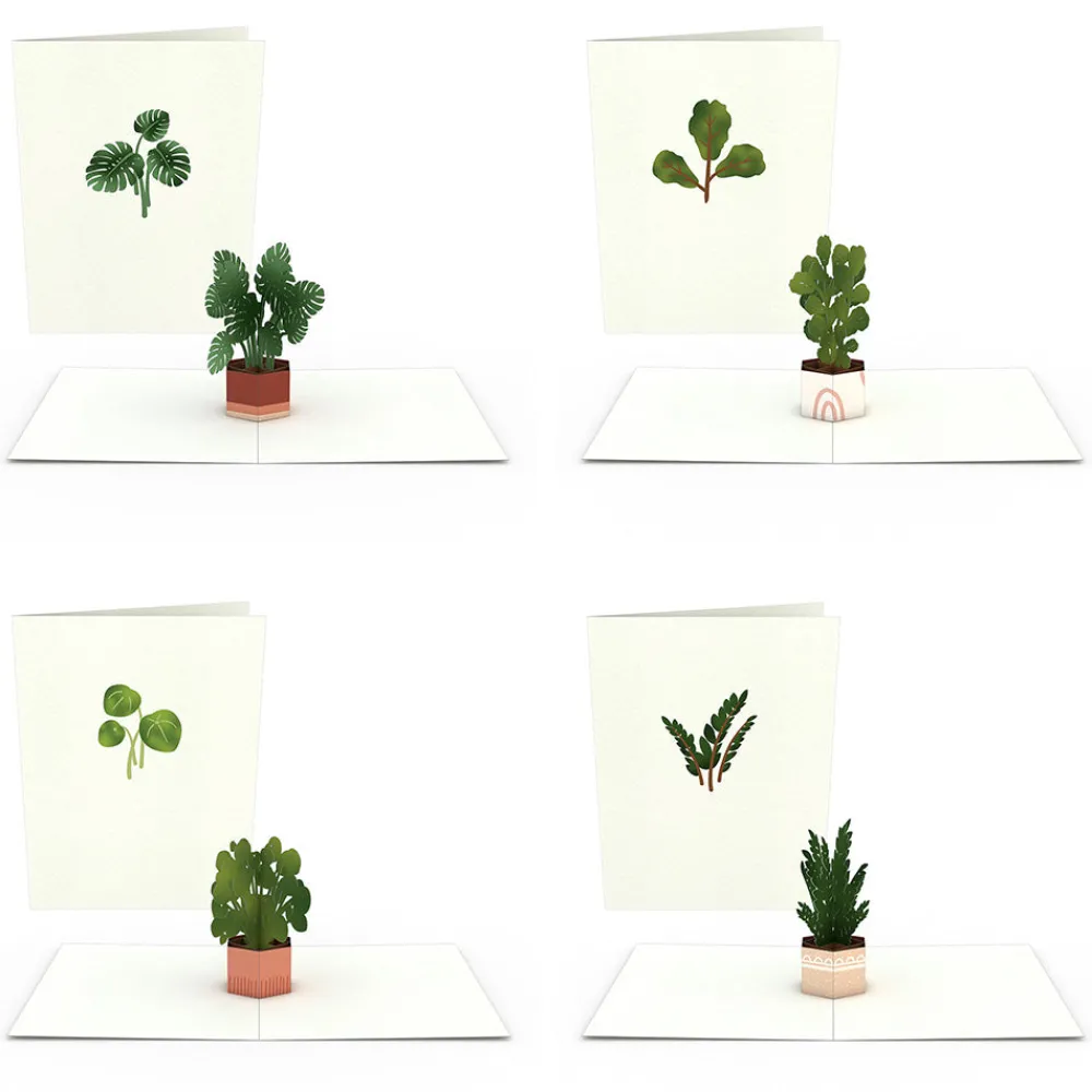 Lovepop Notecards|Just Because|Plants Notecards (Assorted 4-Pack)