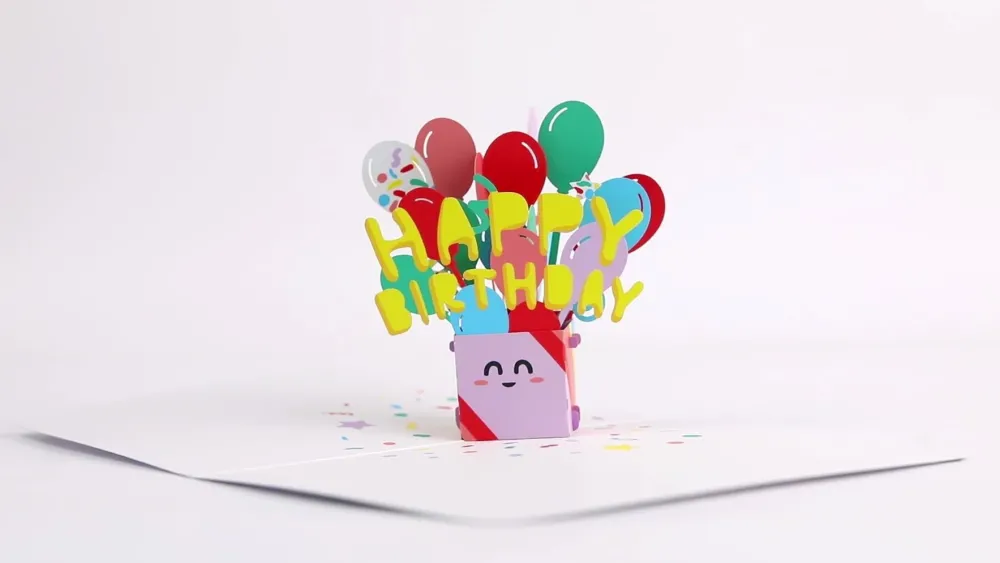 Lovepop Kids|Playpop Card™: Birthday Balloons