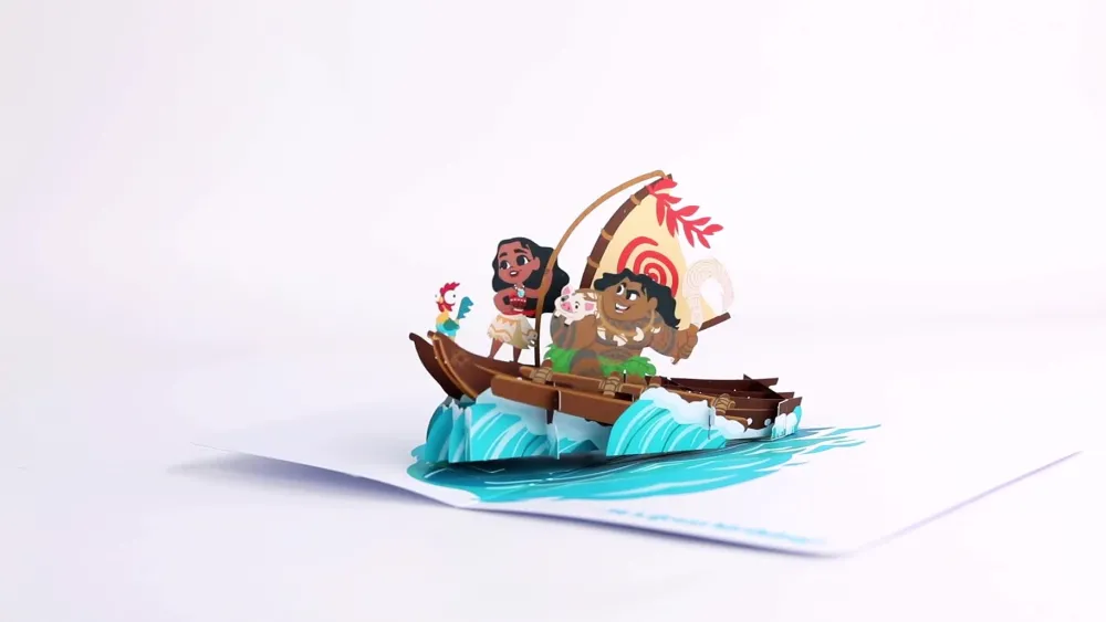 Lovepop Kids|Disney|Playpop Card™: Disney Moana's Birthday Adventure