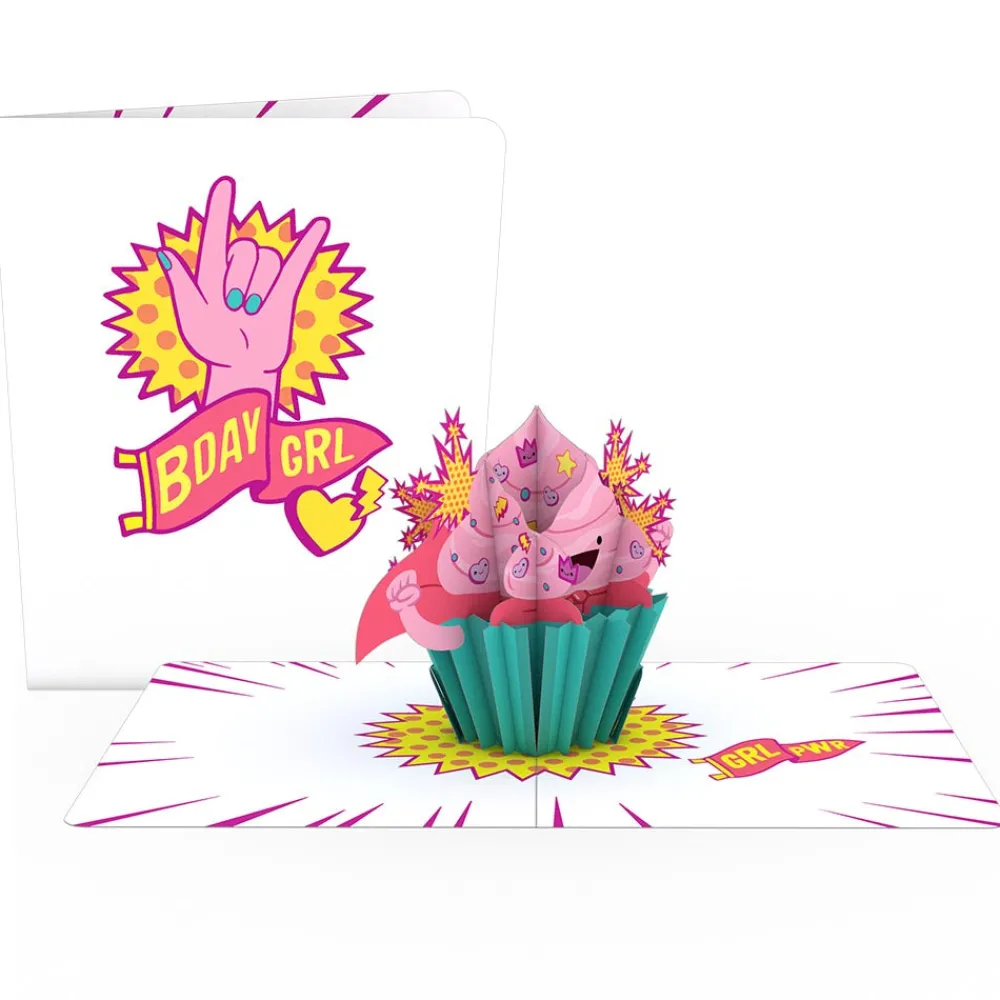 Lovepop Birthday|International Women'S Day 3/8|Playpop Card™: Girl Power Birthday Cupcake