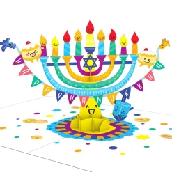 Lovepop Hanukkah 12/14|Kids|Playpop Card™: Hanukkah Menorah