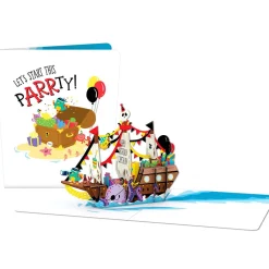 Lovepop Kids|Playpop Card™: Happy Birthday Pirate Ship